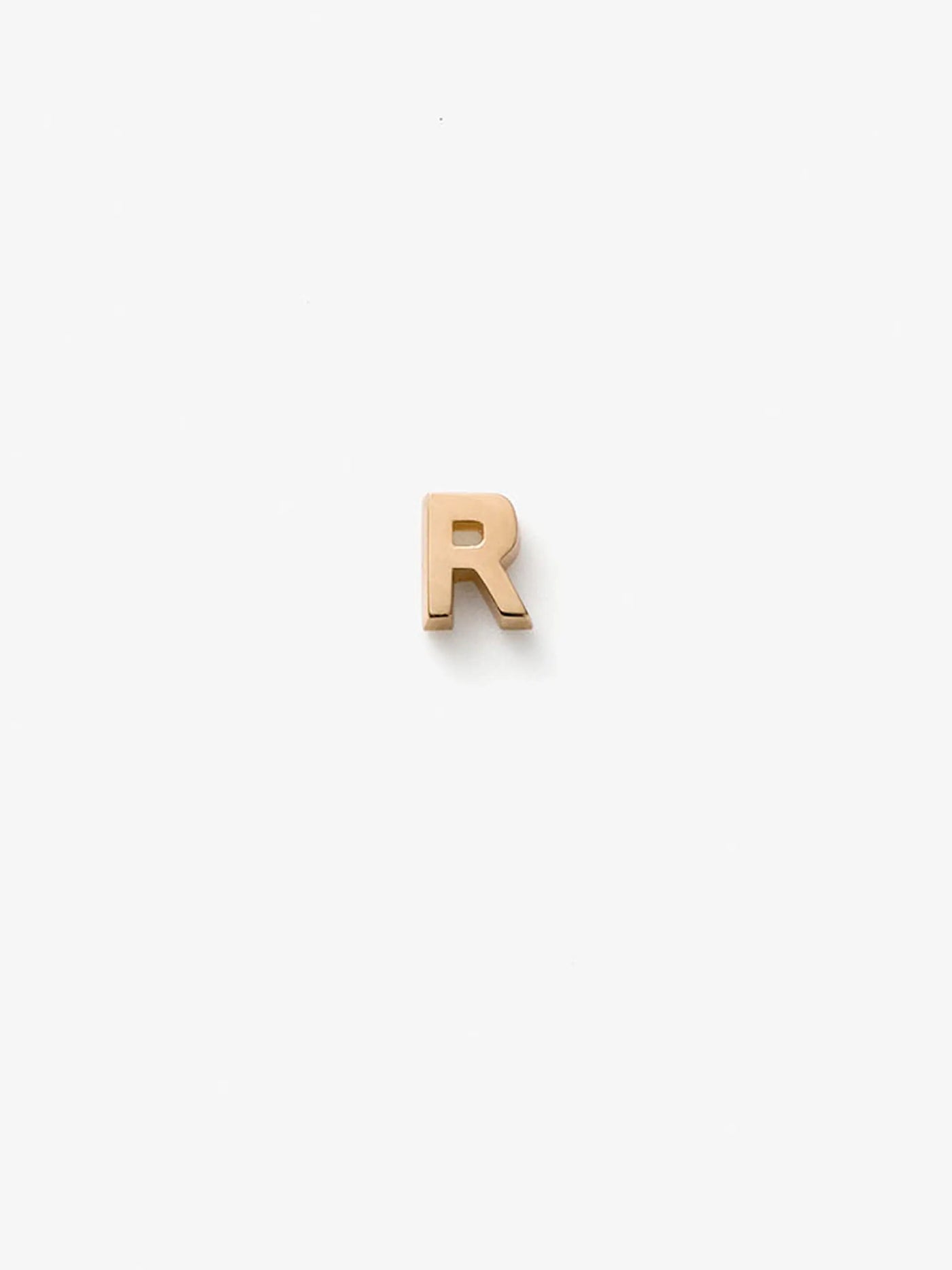 Letter R in 18k Gold versefinejewellery.com