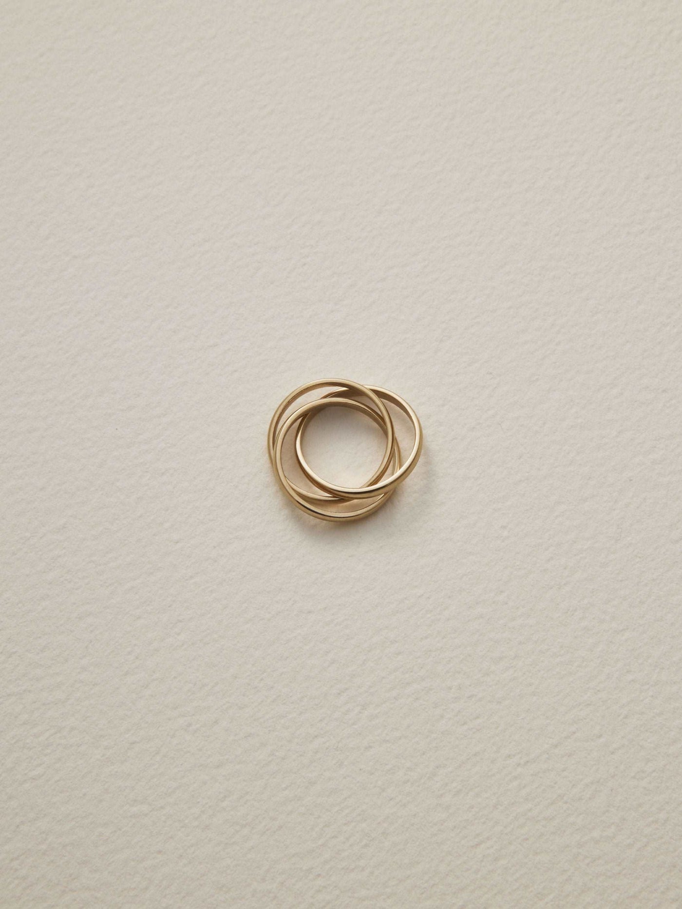 Verse Fine Jewellery-Vintage Gold Interlocking Rings 