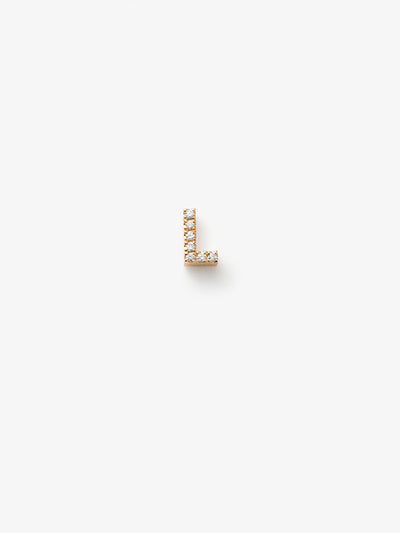 Verse Fine Jewellery Addtional Letter L Yellow Gold and Diamond